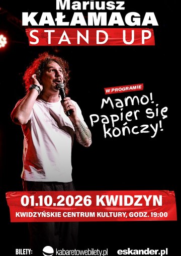 Plakat Mariusz Kałamaga
