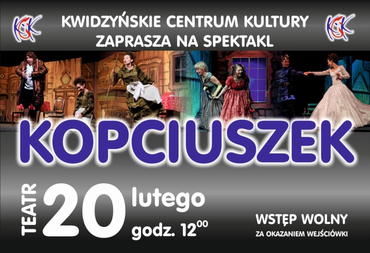 Obraz dla galerii: 20.02.2016 Spektakt dla dzieci Kopciuszek 