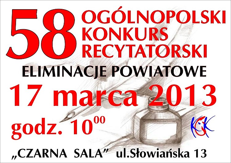 Obraz dla galerii: 17.03.2013 Konkurs recytatorski