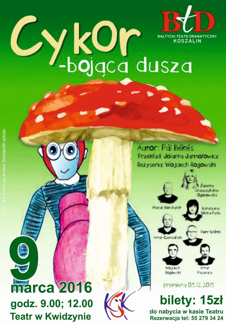 Obraz dla galerii: 9.03.2016 Spektakl dla dzieci Cykor 