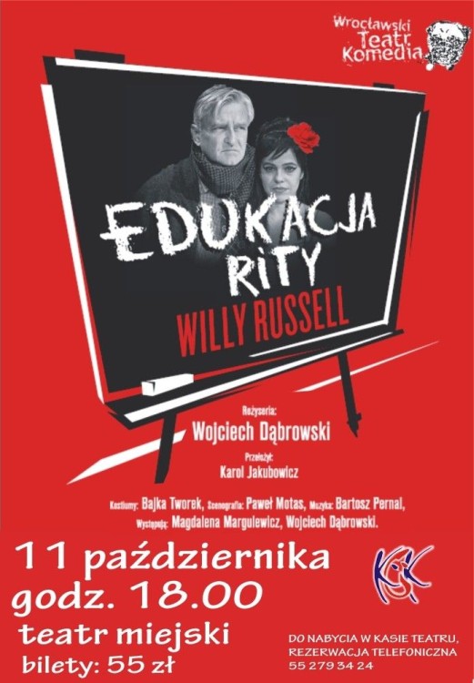 Obraz dla galerii: 11.10.2013 Spektakl Edukacja Rity