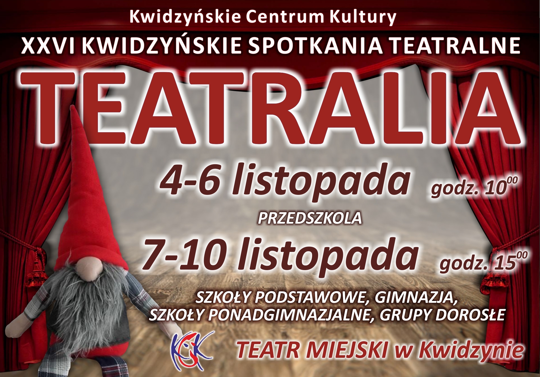 Obraz dla galerii: 4.11.2016 Teatralia