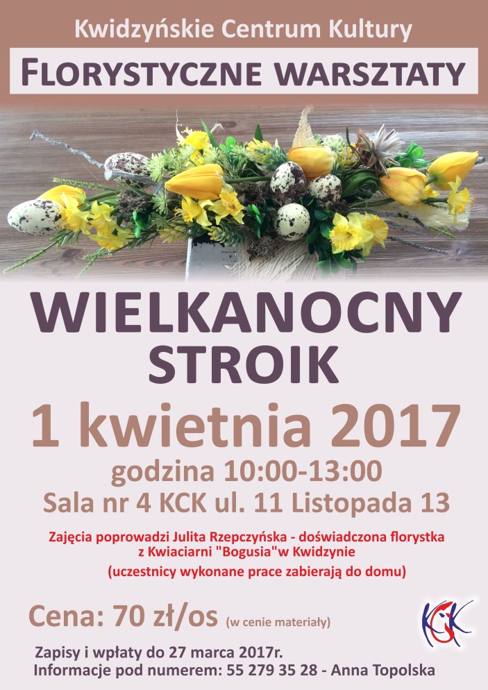 Obraz dla galerii: 01.04.2017 Wielkanocny stroik