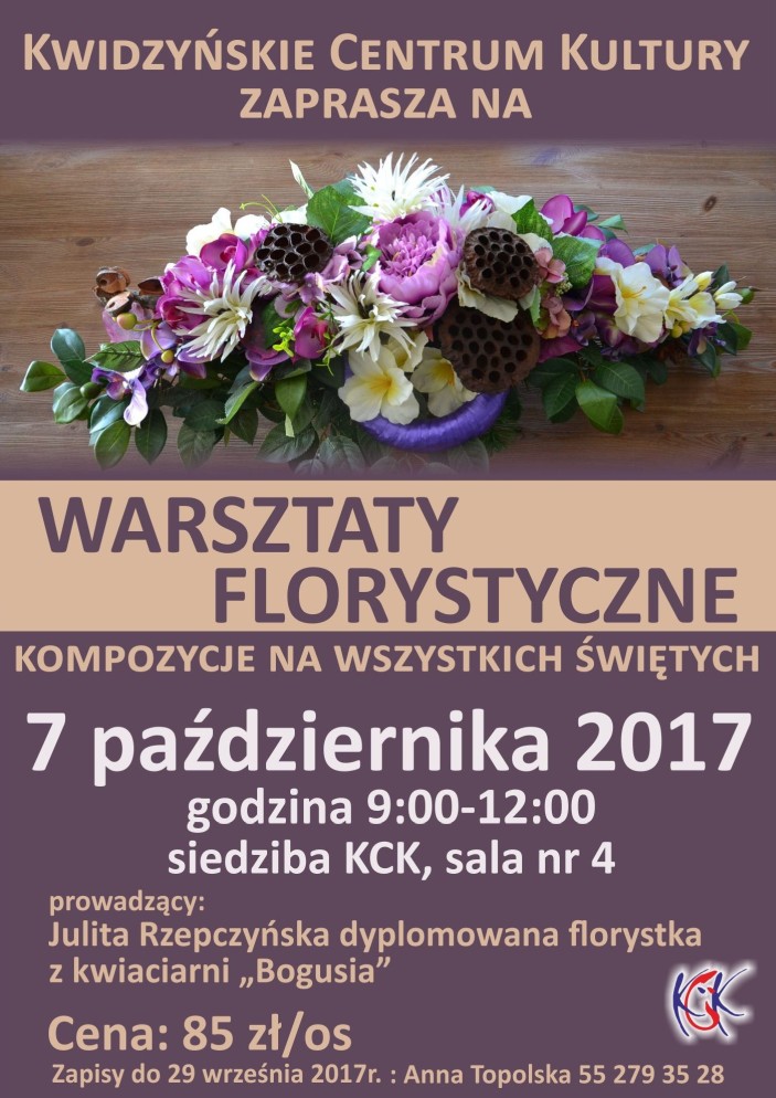 Obraz dla galerii: 7.10.2017 Warsztaty florystyczne