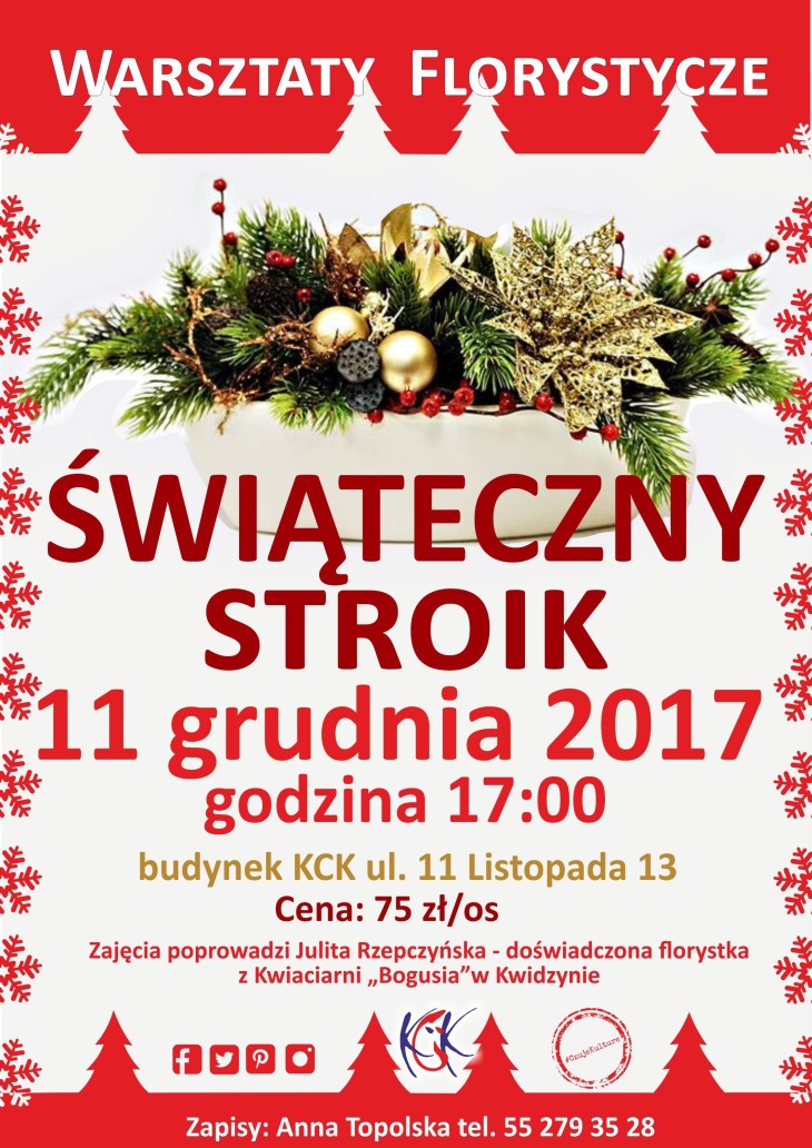 Obraz dla galerii: 11.12.2017 Warsztaty florystyczne