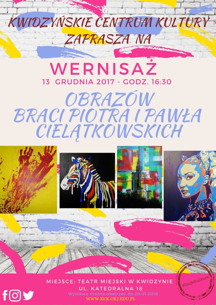 Obraz dla galerii: 13.12.2017 Wystawa braci Cielątkowskich