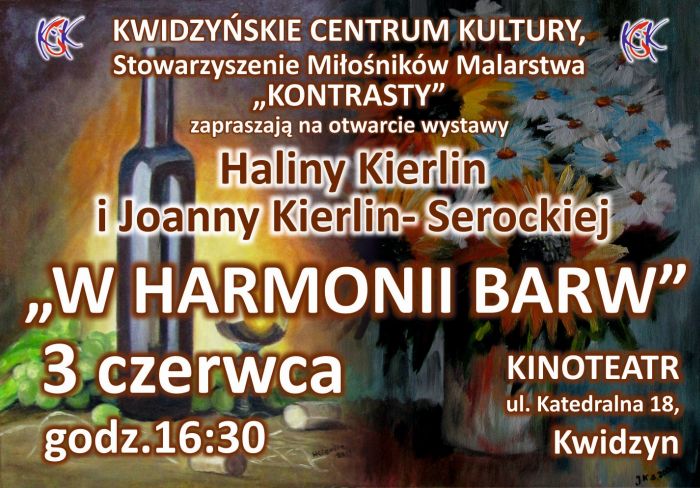 Obraz dla galerii: 3.06.2016 Wystawa Haliny Kierlin oraz Joanny Kierlin-Serockiej