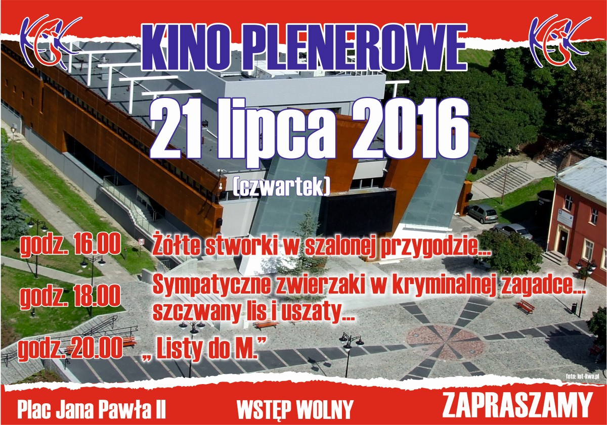 Obraz dla galerii: 21.07.2016 Kino Plenerowe