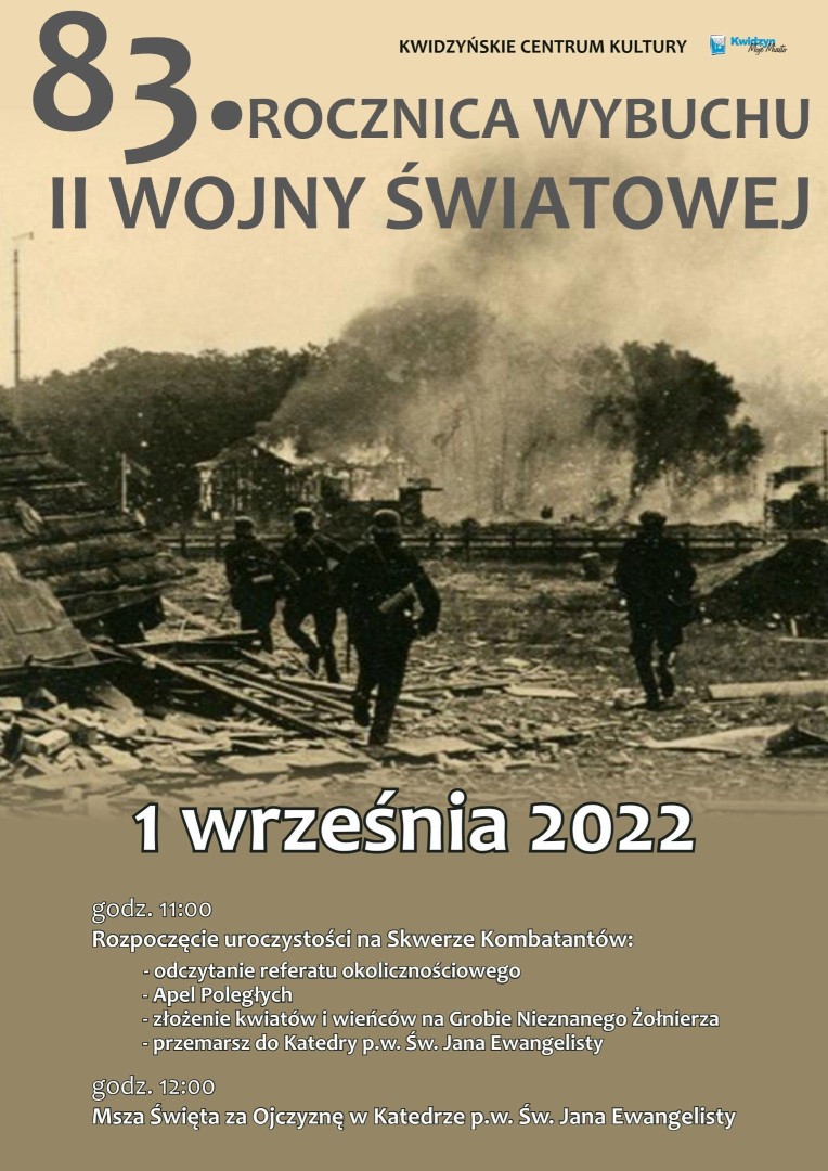 Obraz dla galerii: 1.09.2022 Rocznica wybuchu II Wojny Światowej