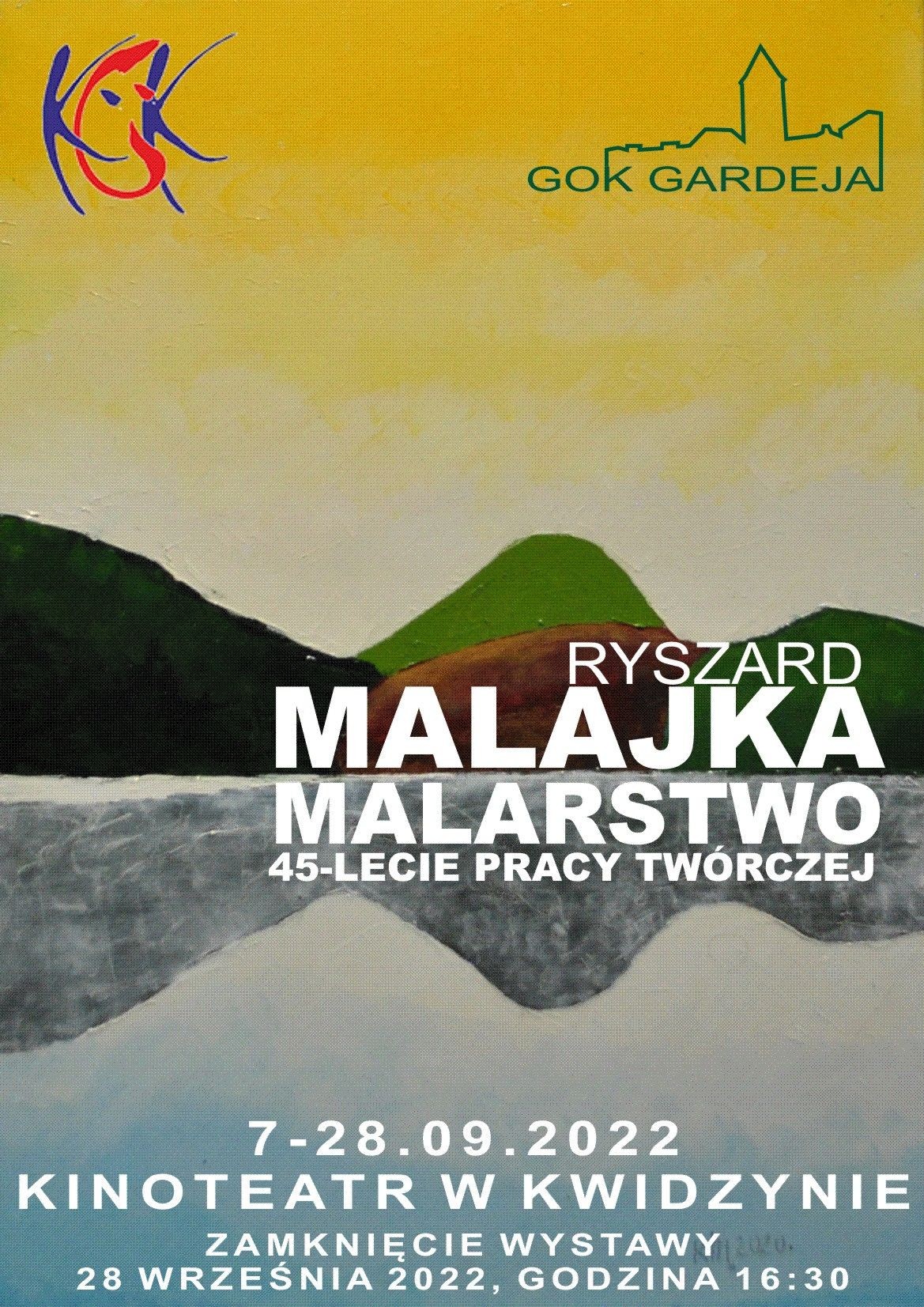 Obraz dla galerii: 28.09.2022 Wystawa prac malarskich Ryszarda Malajki