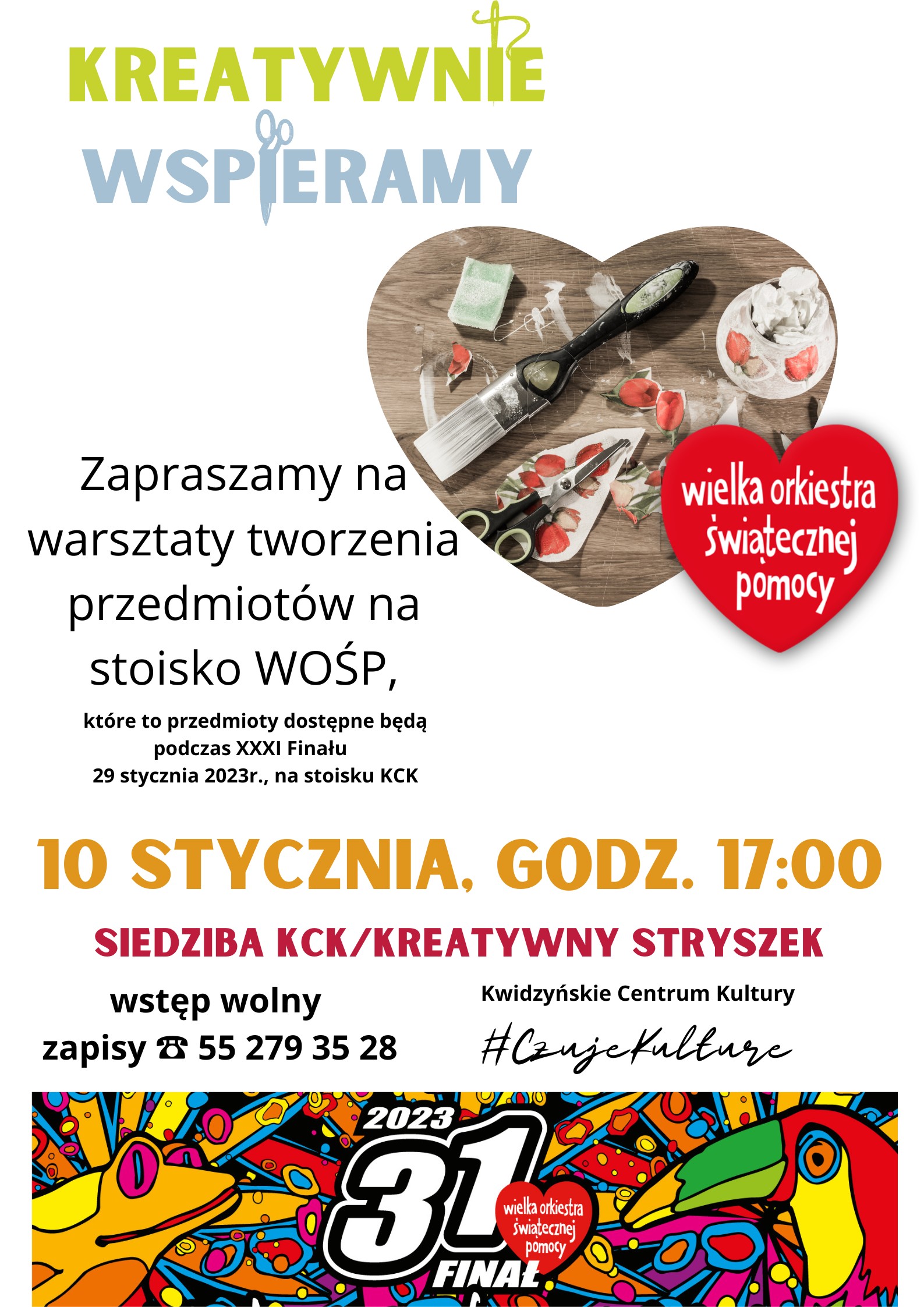 Obraz dla galerii: 10.01.2023 Warsztaty WOŚP
