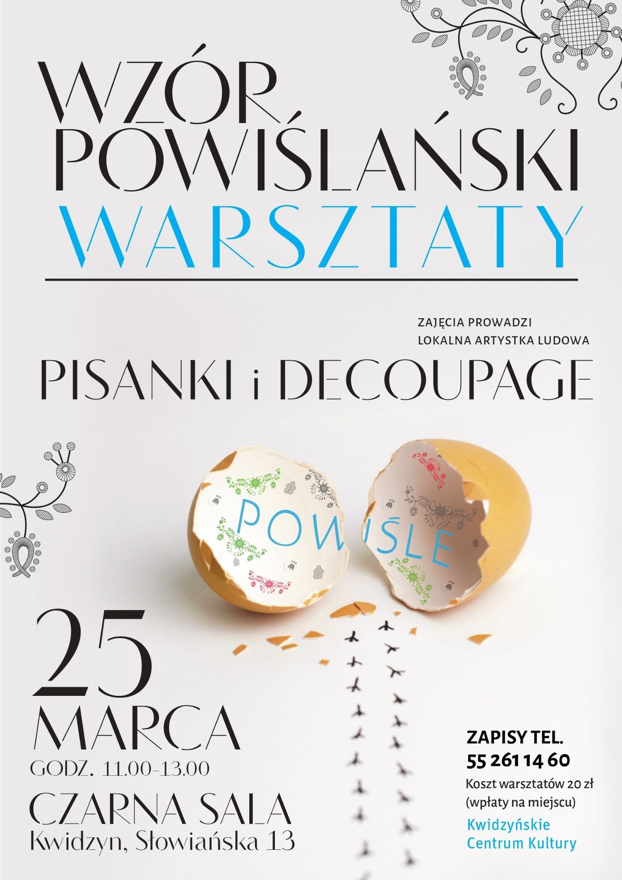 Obraz dla galerii: 25.03.2023 Warsztaty wzoru powiślańskiego