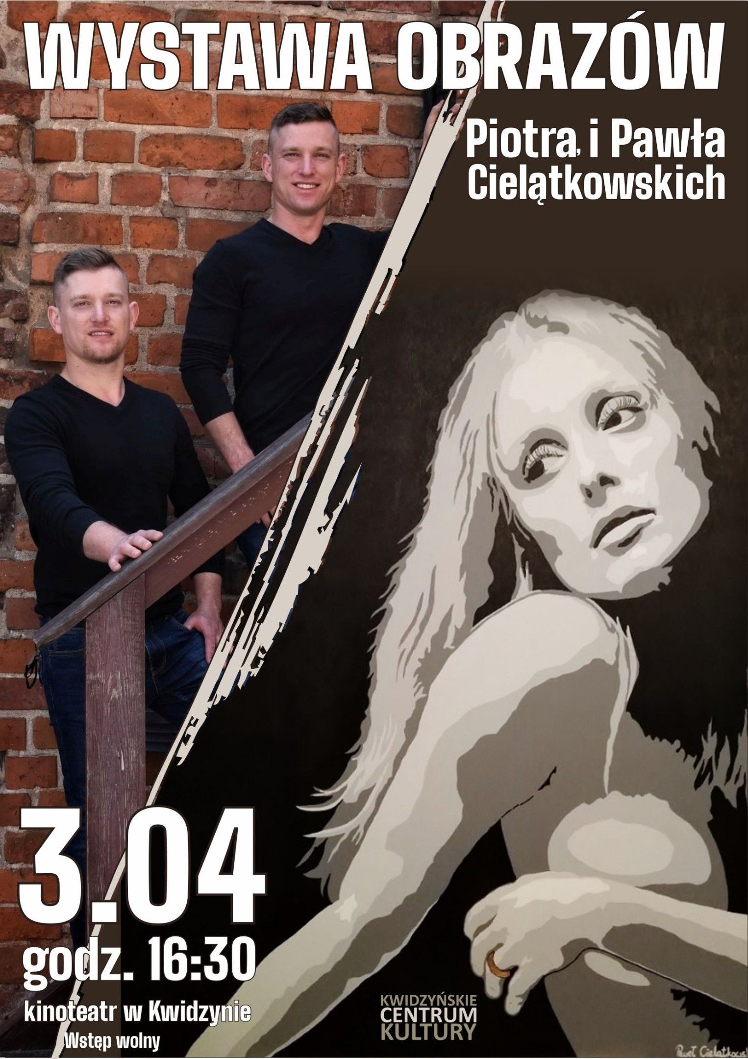 Obraz dla galerii: 3.04.2023 Wystawa braci Cielątkowskich