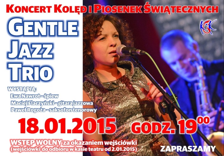 Obraz dla galerii: 18.01.2015 Koncert Gentle Jazz Trio