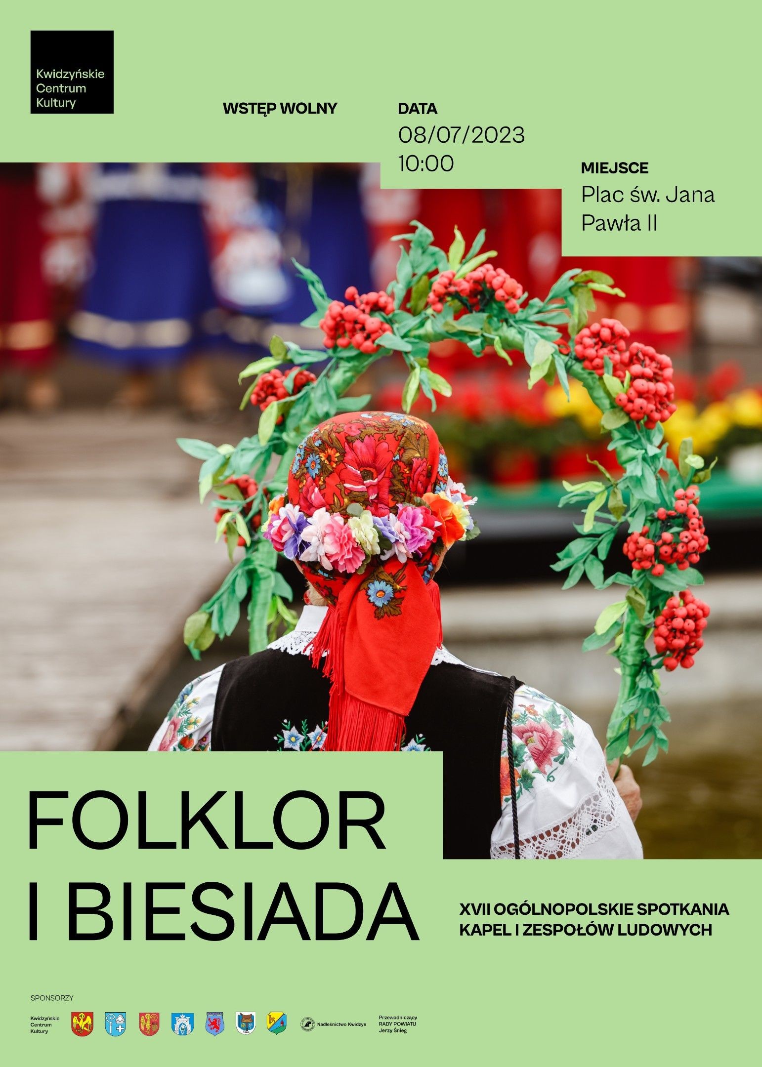 Obraz dla galerii: 8.07.2023 XVII Ogólnopolskie Spotkania Kapel i Zespołów Ludowych FOLKLOR i BIESIADA - Fot. Mirosław Wiśniewski