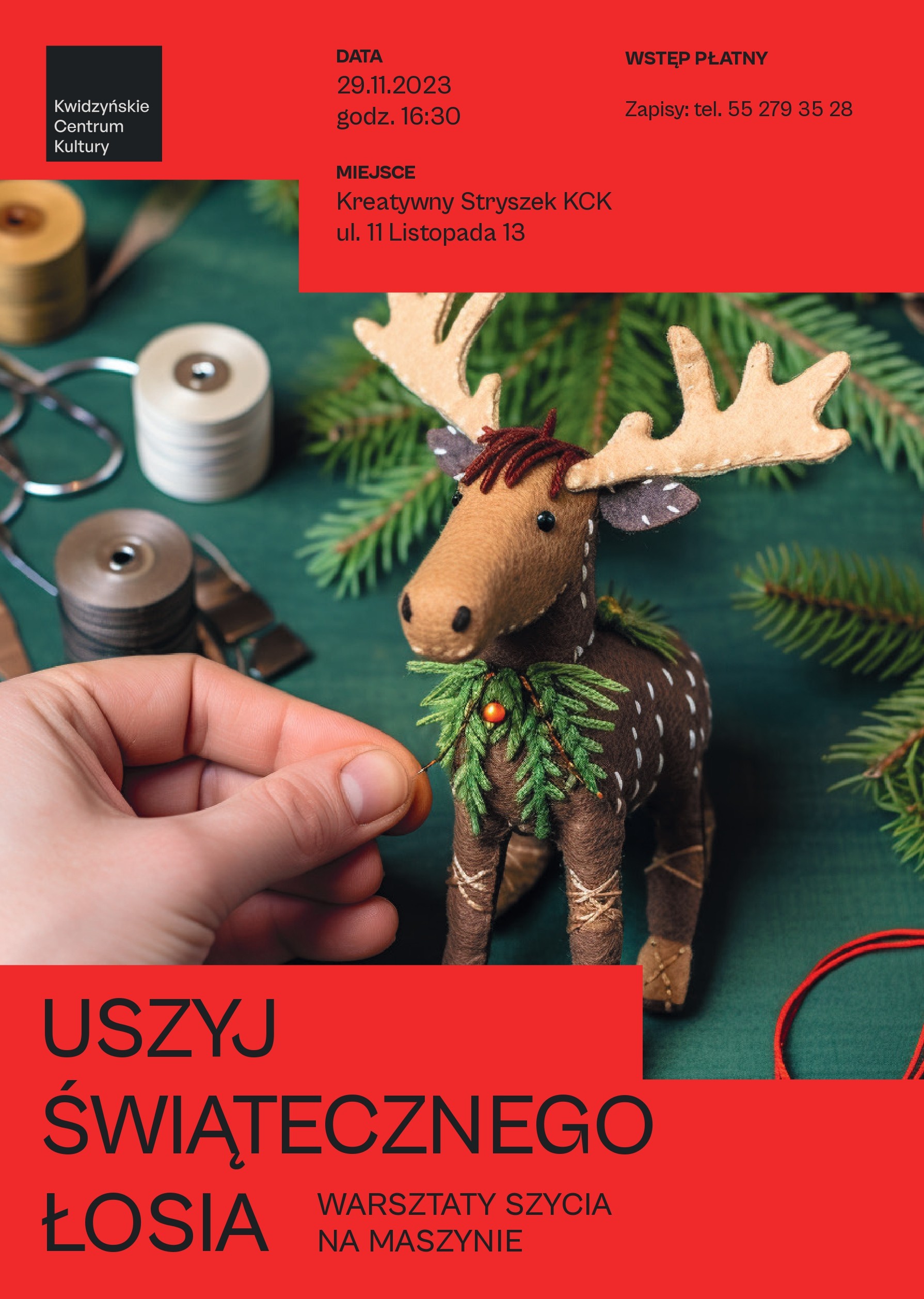 Obraz dla galerii: 29.11.2023 warsztaty szycia na maszynie - Fot. Mirosław Wiśniewski