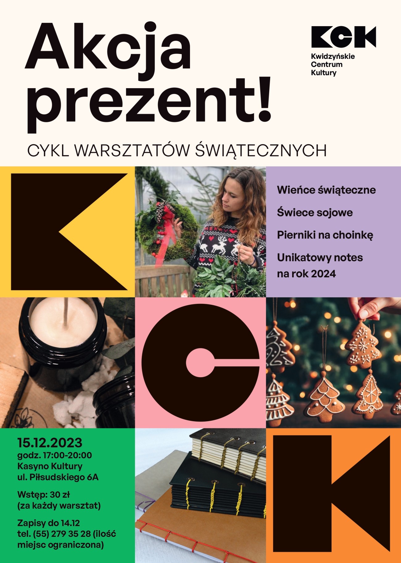 Obraz dla galerii: 16.12.2023 Akcja Prezent - warsztaty